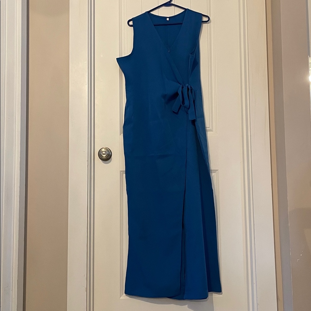 Elegant Blue Jumpsuit